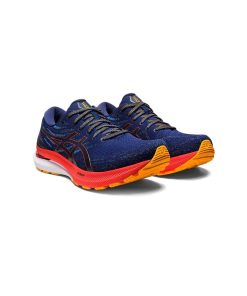 کتونی رانینگ اسیکس کایانو 29 آبی قرمز Asics Gel Kayano 29 Blue Red