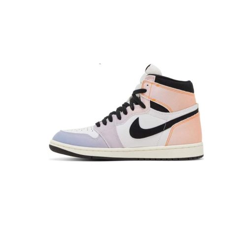 کتونی نایک ایرجردن 1 ساقدار سفید بنفش صورتی Nike Air Jordan 1 Retro High OG Skyline