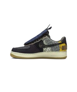کتونی نایک ایرفورس کاکتوس جک قهوه ای نارنجی  Nike Air Force 1 Low PS Travis Scott Cactus Jack