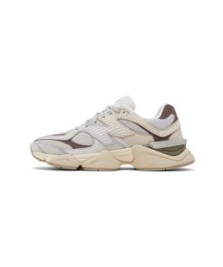 کتونی نیوبالانس 9060 کرم قهوه ای سبز New Balance 9060 Grey Matter Timberwolf
