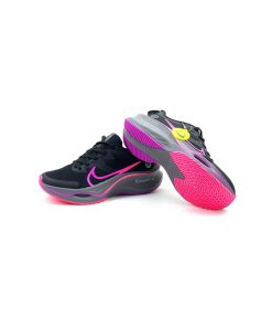 کتونی پیاده روی نایک زوم ایکس لبخند مشکی صورتی Nike Running Air Zoom Smile Black Pink