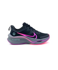 کتونی پیاده روی نایک زوم ایکس لبخند مشکی صورتی Nike Running Air Zoom Smile Black Pink