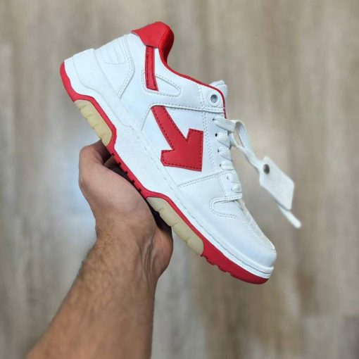 کفش آف وایت سفید قرمز Off White Out Of Office White Red