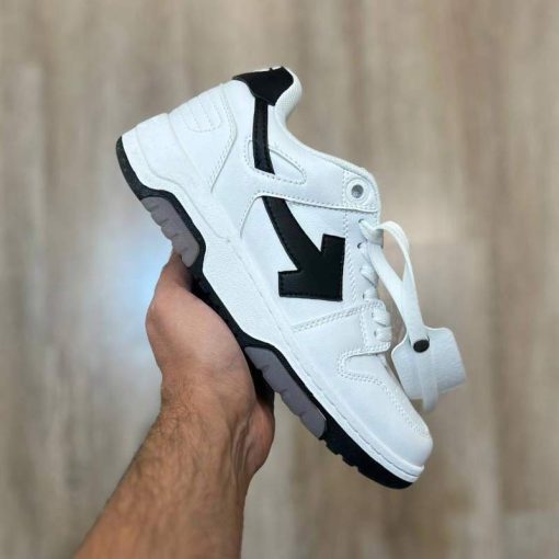 کفش آف وایت سفید مشکی Off White Out Of Office White Black