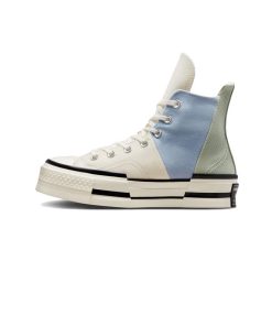 کفش آل استار کانورس پلاس کرم سبز آبی Converse Chuck 70 Plus Material Mashup