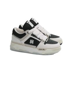 کفش لوکس امیری سفید مشکی لژدار Amiri MA-1 Black White