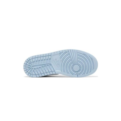 کفش نایک ایرجردن 1 ساق کوتاه سفید آبی یخی Nike Air Jordan 1 Low SE Reverse Ice Blue