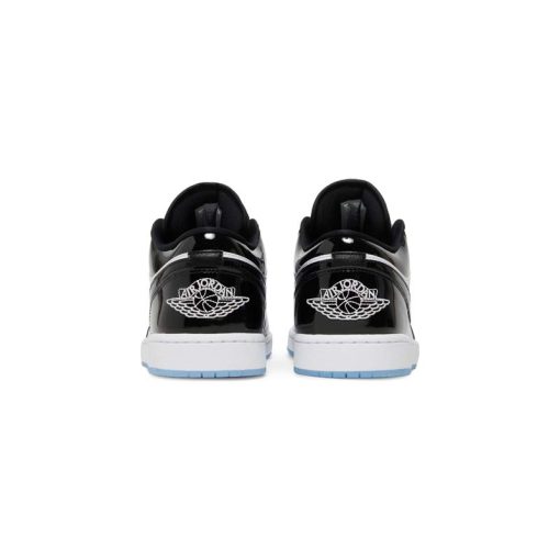 کفش نایک ایرجردن 1 ساق کوتاه مشکی سفید ورنی Nike Air Jordan 1 Low SE Concord