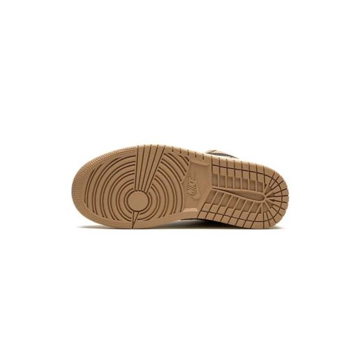 کفش نایک ایرجردن 1 ساق کوتاه نسکافه ای مشکی Nike Air Jordan 1 Low Desert Black