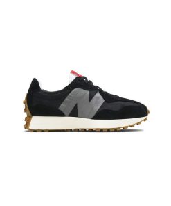 کفش پیاده روی نیوبالانس 327 مشکی طوسی کرم New Balance 327 Black Castlerock