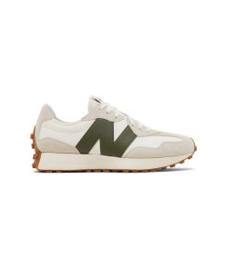 کفش پیاده روی نیوبالانس 327 کرم سبز New Balance 327 Oatmeal Oak Green
