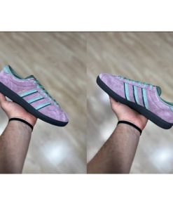 کفش کلاسیک آدیداس مالمو صورتی طوسی Adidas Malmo Moderna Museet