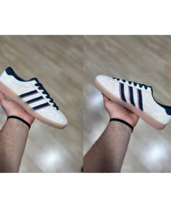 کفش کلاسیک آدیداس مالمو کرم سورمه ای Adidas Malmo Pink Land