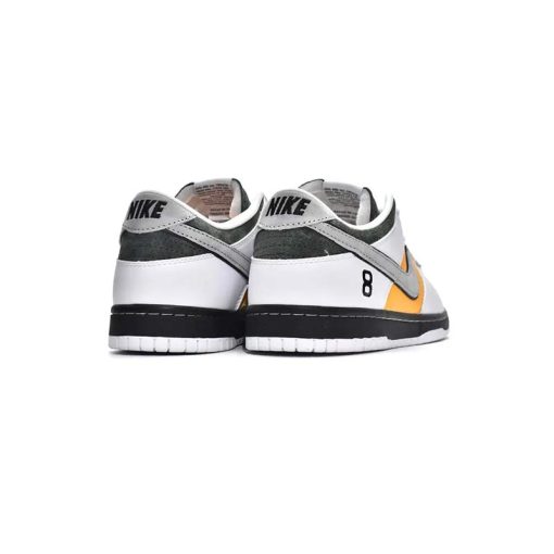 کفش کژوال نایک اس بی دانک سفید زرد کوبی Nike Sb Dunk Low Pro Kobe