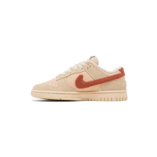 کفش کژوال نایک اس بی دانک کرم قهوه ای تدی Nike Sb Dunk Low Terry Swoosh