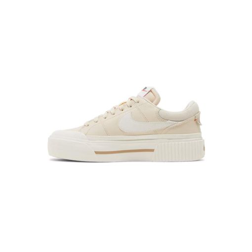 کتونى نایک کورت لگاسى لیفت کرم Nike Court Legacy Lift Pearl White