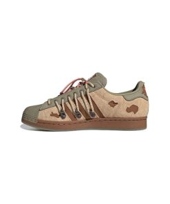 کتونی آدیداس سوپراستار قهوه ای زیتونی Adidas SuperStar Melting Sadness