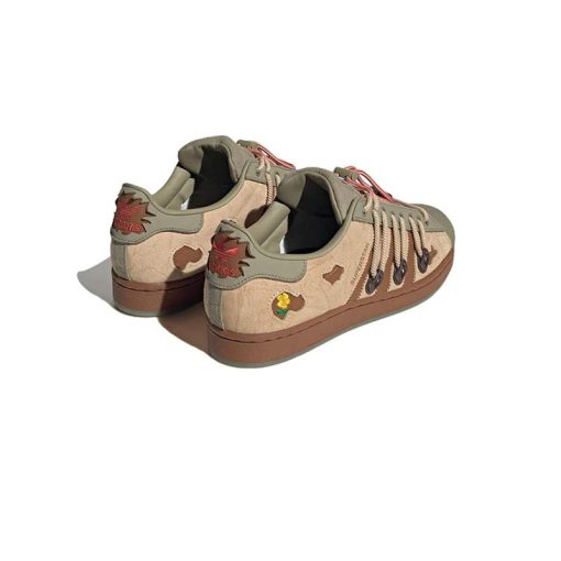 کتونی آدیداس سوپراستار قهوه ای زیتونی Adidas SuperStar Melting Sadness
