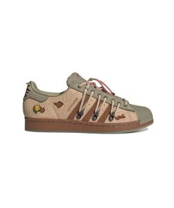 کتونی آدیداس سوپراستار قهوه ای زیتونی Adidas SuperStar Melting Sadness