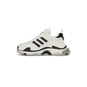 کتونی بالنسیاگا تریپل اس آدیداس سفید Adidas x Balenciaga Triple S Sneaker White