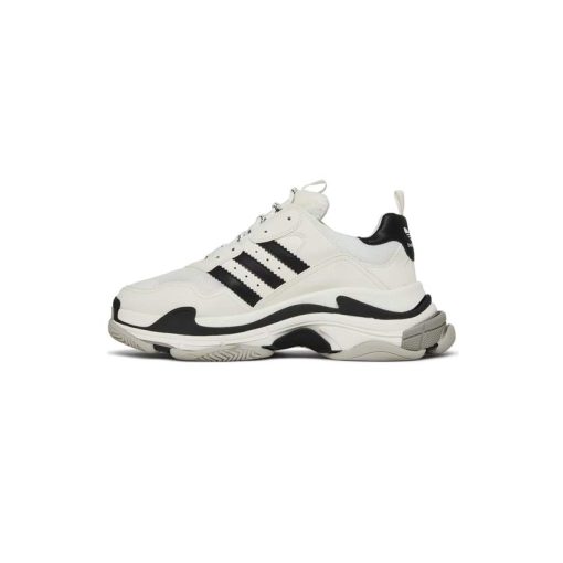 کتونی بالنسیاگا تریپل اس آدیداس سفید Adidas x Balenciaga Triple S Sneaker White