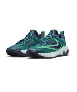 کتونی بسکتبال و والیبال نایکی یانیس 3 سبز بنفش Nike Giannis Immortality 3 Geode Teal Purple