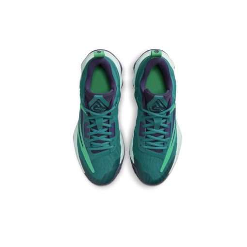 کتونی بسکتبال و والیبال نایکی یانیس 3 سبز بنفش Nike Giannis Immortality 3 Geode Teal Purple