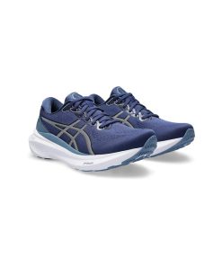 کتونی رانینگ اسیکس کایانو 30 سورمه ای سفید Asics Gel Kayano 30 Deep Ocean Blue White