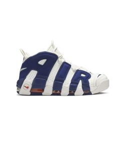 کتونی نایک ایر آپتمپو سفید آبی Nike Air More Uptempo Knicks