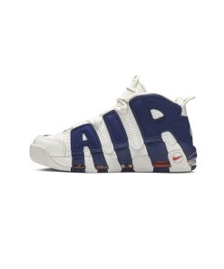 کتونی نایک ایر آپتمپو سفید آبی Nike Air More Uptempo Knicks