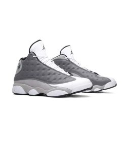 کتونی نایک ایرجردن 13 طوسی سفید Nike Air Jordan 13 Retro Atmosphere Grey