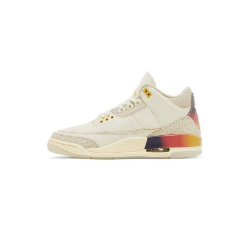 کتونی نایک ایرجردن 3 بالوین کرم Nike Air Jordan 3 Balvin TD Medellín Sunset