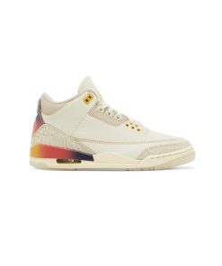 کتونی نایک ایرجردن 3 بالوین کرم Nike Air Jordan 3 Balvin TD Medellín Sunset