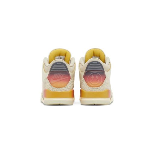 کتونی نایک ایرجردن 3 بالوین کرم Nike Air Jordan 3 Balvin TD Medellín Sunset