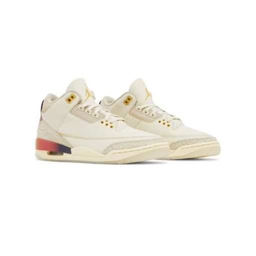 کتونی نایک ایرجردن 3 بالوین کرم Nike Air Jordan 3 Balvin TD Medellín Sunset