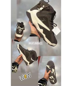 کتونی نایک ایرجردن 7 تراویس اسکات قهوه ای Nike Air Jordan 7 Travis Scott