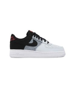 کتونی نایک ایرفورس 1 سه رنگ طوسی مشکی Nike Air Force 1 '07 LV8 Black Smoke Grey