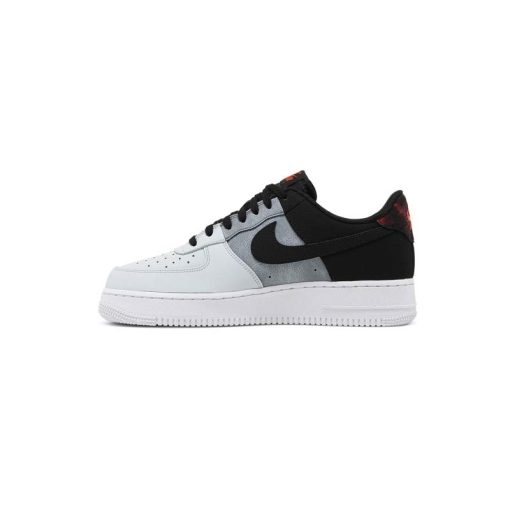 کتونی نایک ایرفورس 1 سه رنگ طوسی مشکی Nike Air Force 1 '07 LV8 Black Smoke Grey