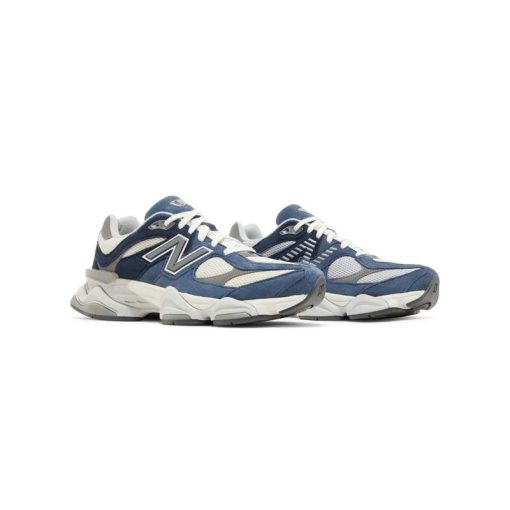 کتونی نیوبالانس 9060 سورمه ای کرم New Balance 9060 Natural Indigo