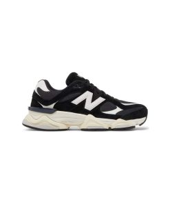 کتونی نیوبالانس 9060 مشکی سفید کرم New Balance 9060 Black White
