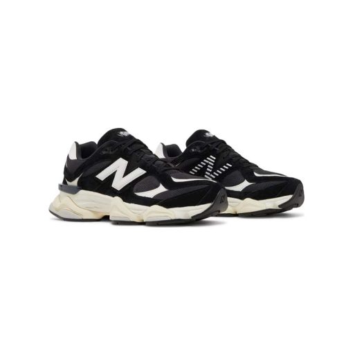 کتونی نیوبالانس 9060 مشکی سفید کرم New Balance 9060 Black White