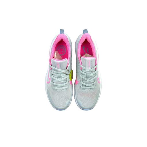 کتونی پیاده روی نایک زوم ایکس لبخند طوسی صورتی Nike Running Air Zoom Smile Gray Pink