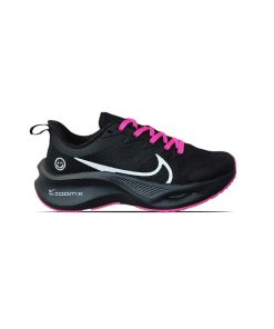 کتونی پیاده روی نایک زوم ایکس لبخند مشکی سفید صورتی Nike Running Air Zoom Smile Black White Pink