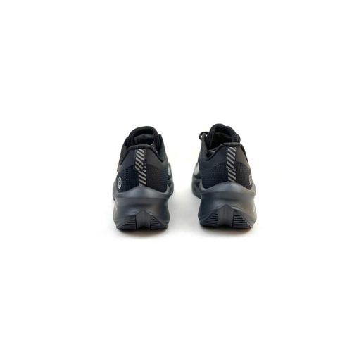 کتونی پیاده روی نایک زوم ایکس لبخند مشکی لوگو سفید Nike Running Air Zoom Smile Black White Logo