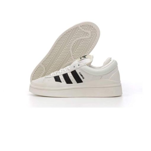کتونی کمپوس بدبانی سفید مشکی Adidas Bad Bunny Campus White Black
