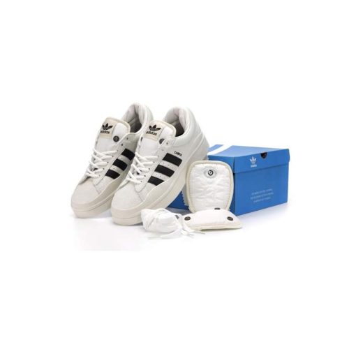 کتونی کمپوس بدبانی سفید مشکی Adidas Bad Bunny Campus White Black