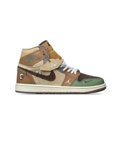کفش ایرجردن 1 ساق بلند وودو Nike Air Jordan 1 High OG Voodoo
