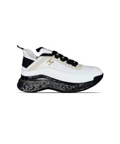 کفش لژدار شنل کرم زیره مشکی Chanel Velvet Calfskin & Mixed Fibers Sneaker Ivory Black
