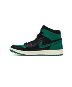 کفش نایک ایرجردن 1 ساق بلند مشکی سبز گلف Nike Air Jordan 1 High Eastside Golf 1961