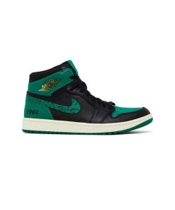 کفش نایک ایرجردن 1 ساق بلند مشکی سبز گلف Nike Air Jordan 1 High Eastside Golf 1961